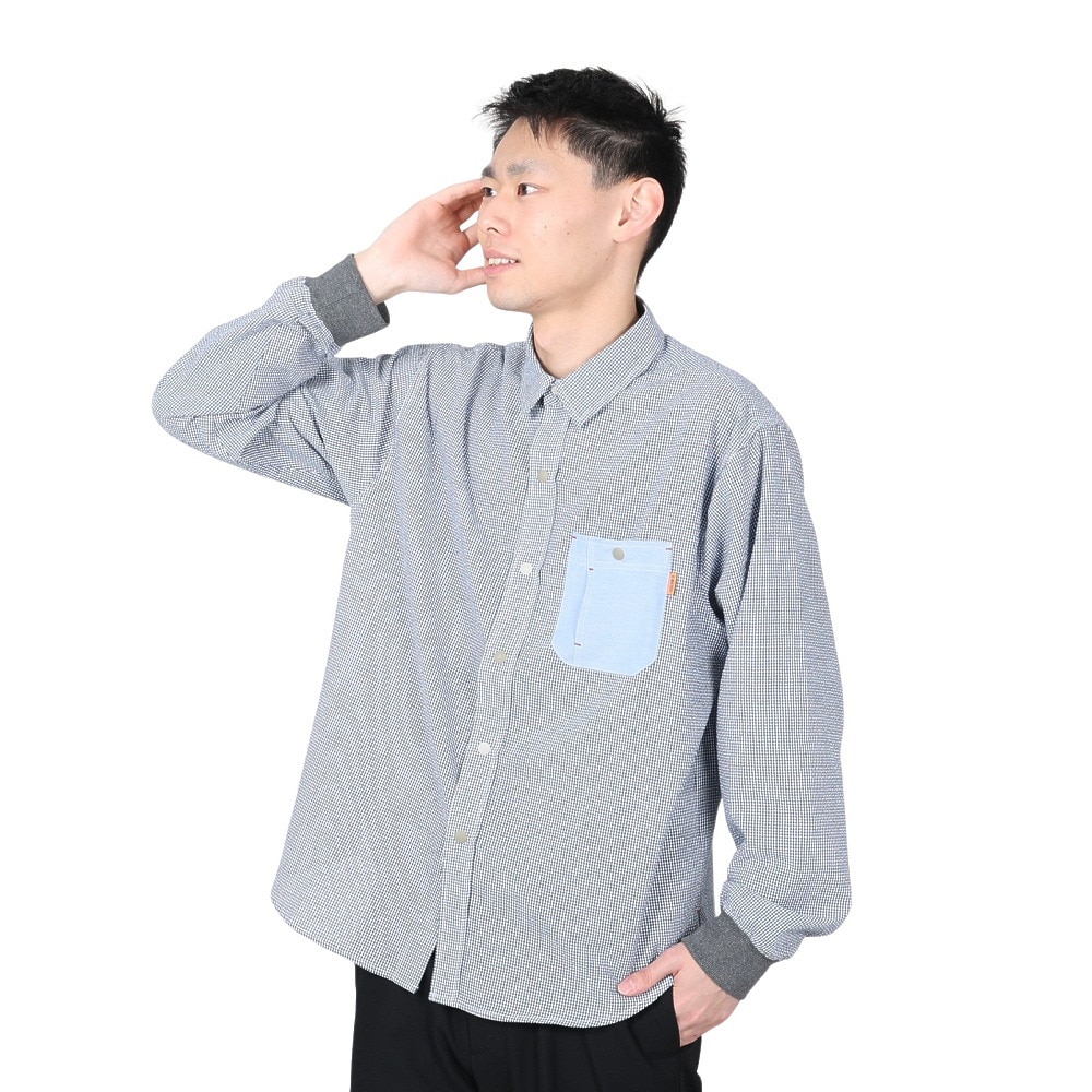 クリフメイヤー（KRIFF MAYER）（メンズ）ハッピーシャツ 2333503-79:NAVY