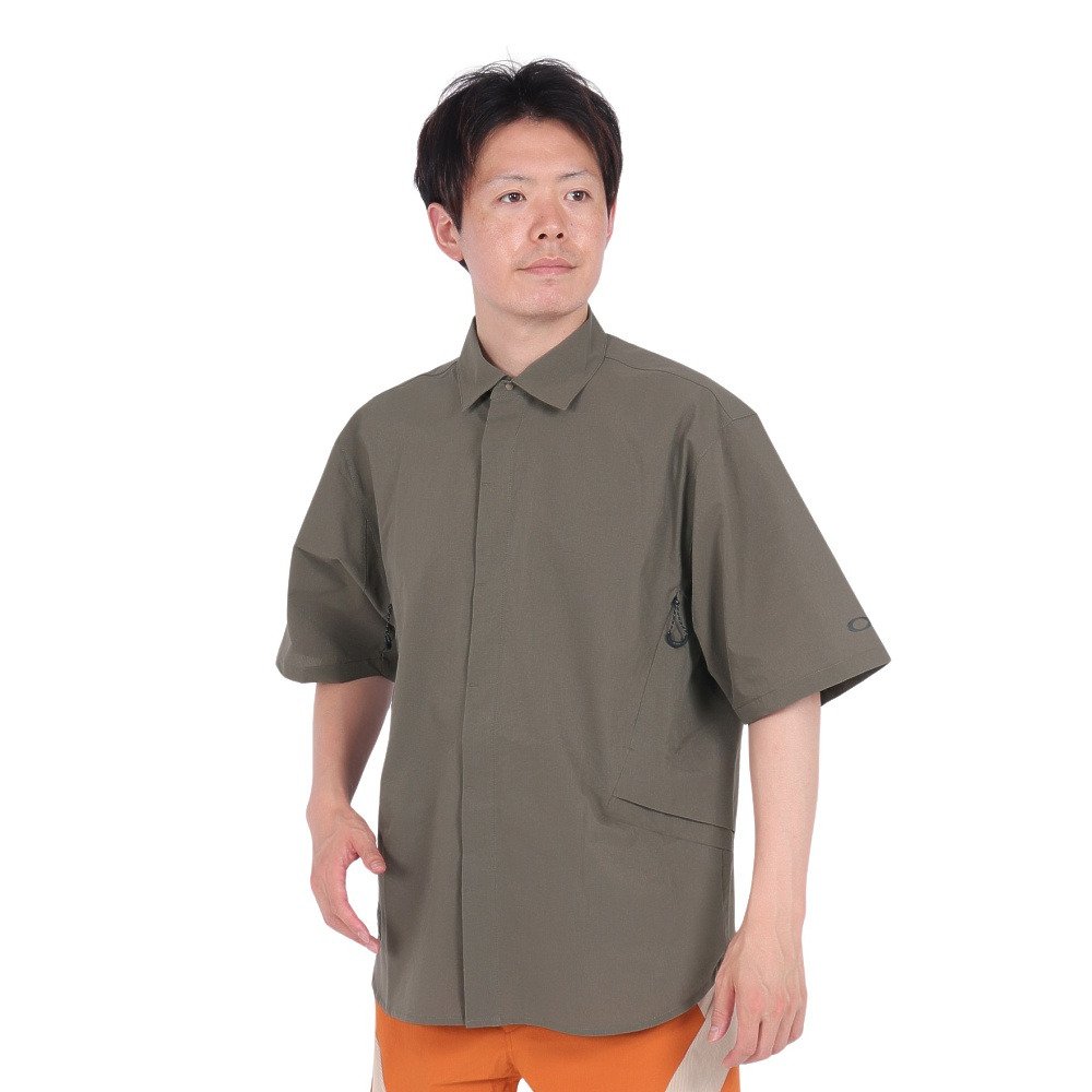 オークリー（OAKLEY）（メンズ）撥水 軽量 ストレッチ 半袖シャツ FGL  