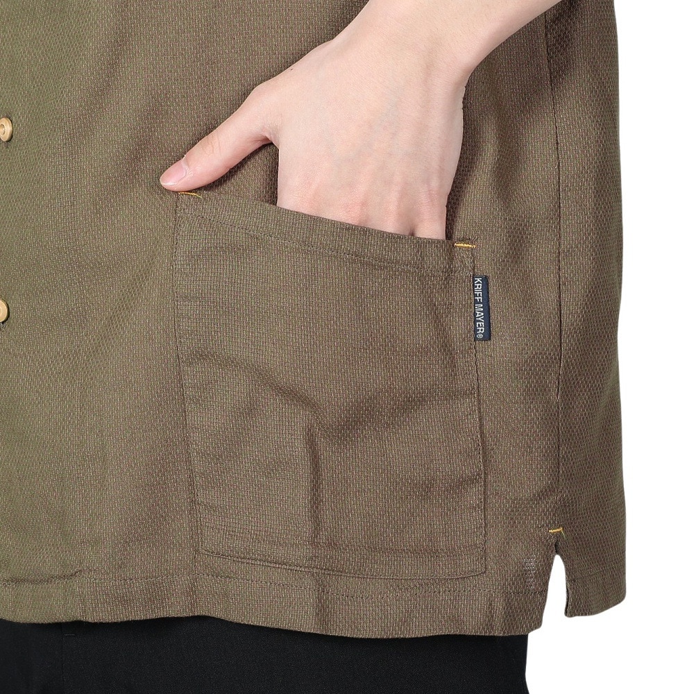 クリフメイヤー（KRIFF MAYER）（メンズ）BUG PROOF 防蚊 メッシュ 半袖シャツ 2345115-68 OLIVE