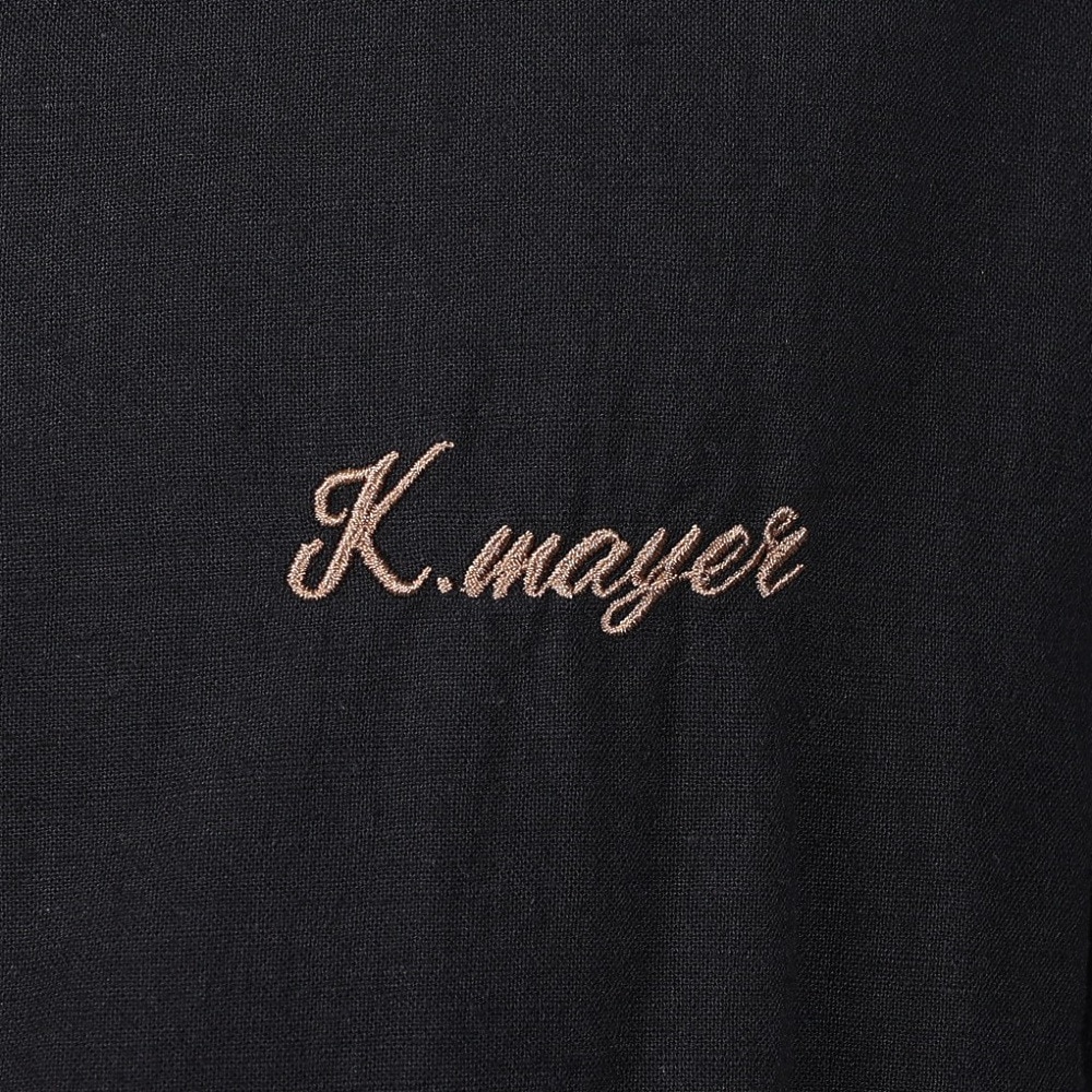 クリフメイヤー（KRIFF MAYER）（メンズ）キャンプラビット刺繍シャツ 2347802-19:BLACK