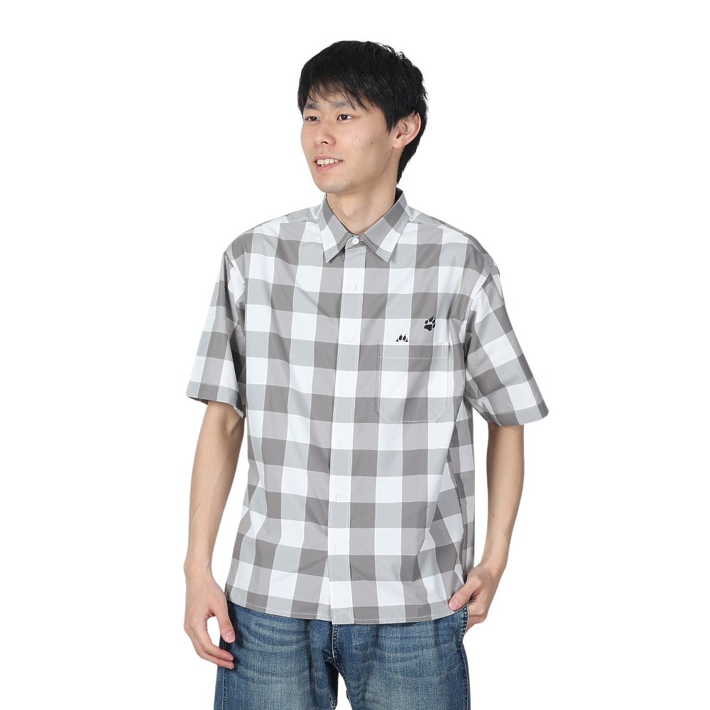 ジャックウルフスキン（JackWolfskin）（メンズ）吸水速乾 ポーインポケットレッドヘッド シャツ 5033771-7469
