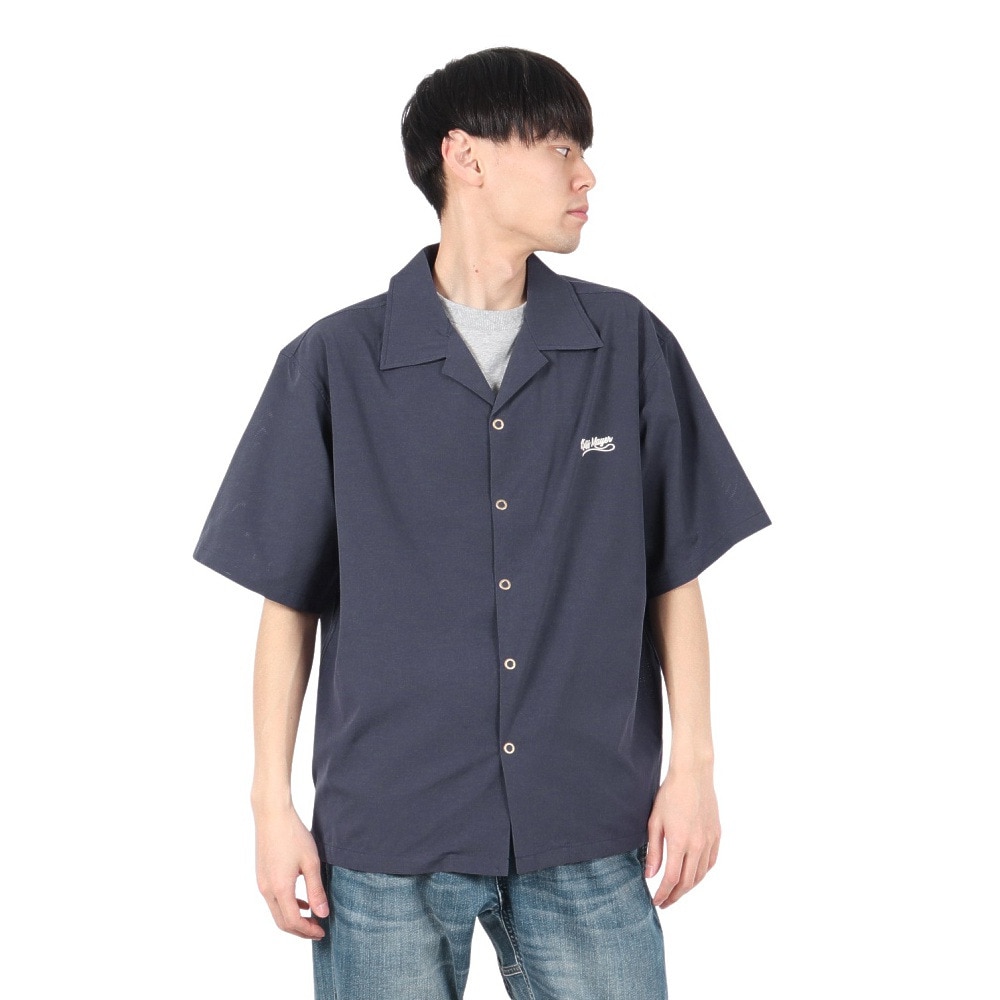 クリフメイヤー（KRIFF MAYER）（メンズ）かるさらエアーエンジョイシャツ 2447802X 79 NAVY