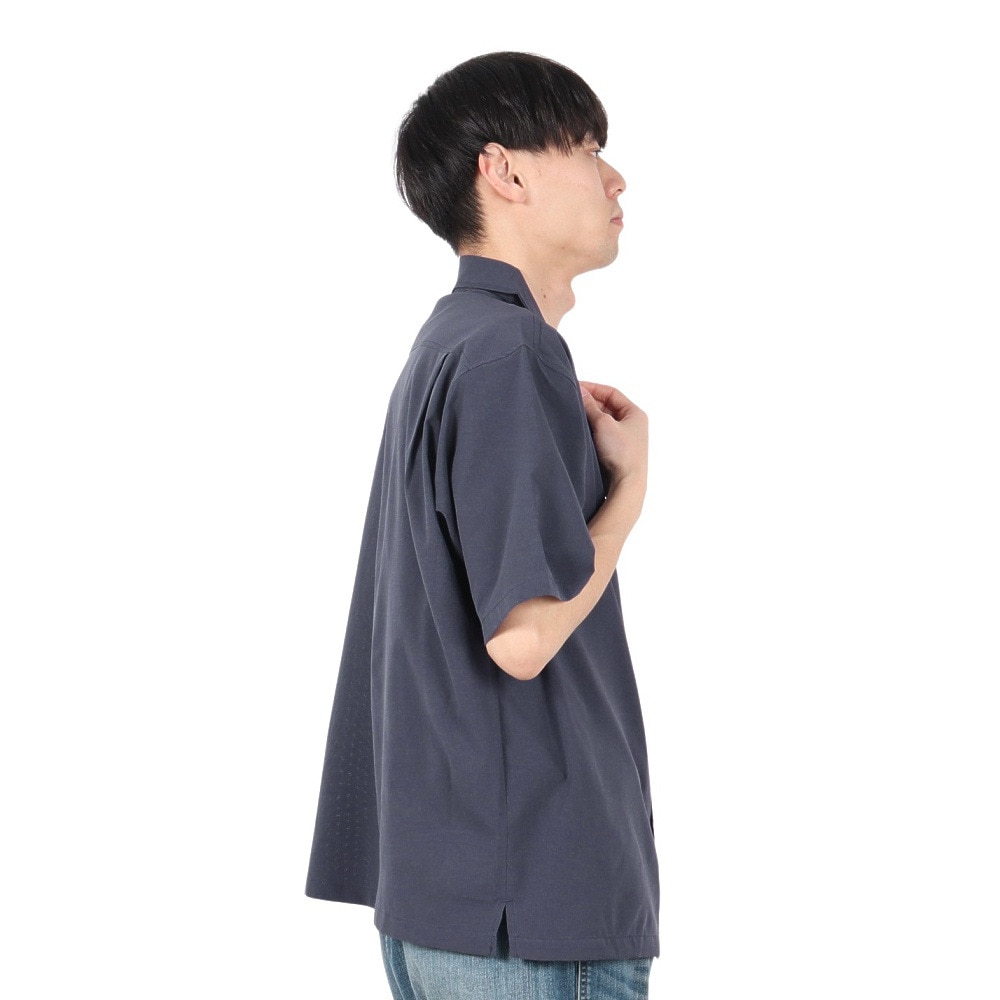 クリフメイヤー（KRIFF MAYER）（メンズ）かるさらエアーエンジョイシャツ 2447802X 79 NAVY