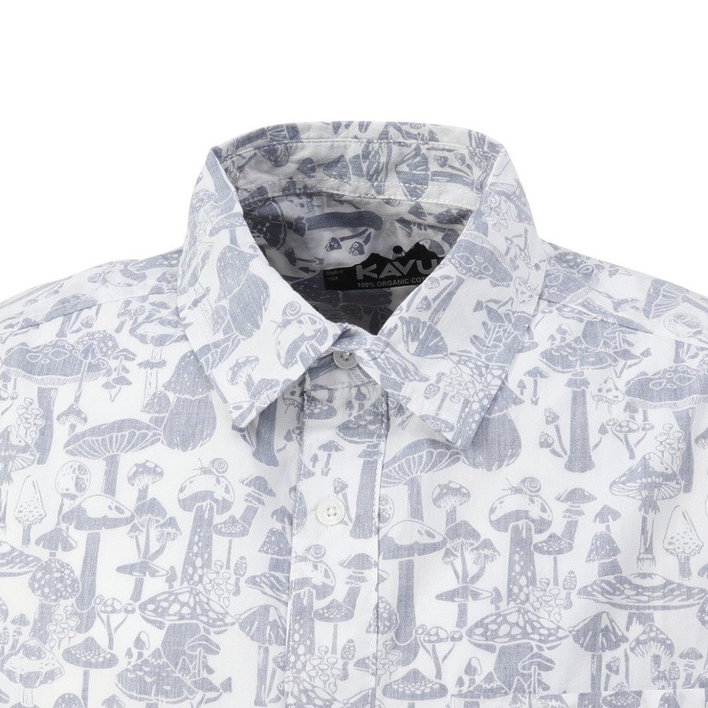 KAVU（KAVU）（メンズ）トップスポット マッシュルームフォレスト 半袖シャツ 19811373