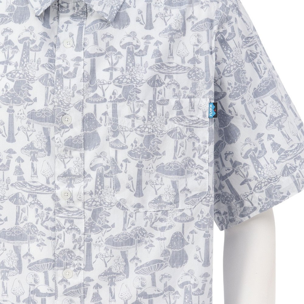 KAVU（KAVU）（メンズ）トップスポット マッシュルームフォレスト 半袖シャツ 19811373
