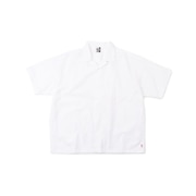 チャムス（CHUMS）（メンズ）半袖シャツ オーバーサイズドショートスリーブワークシャツ CH02-1185-W001 ホワイト
