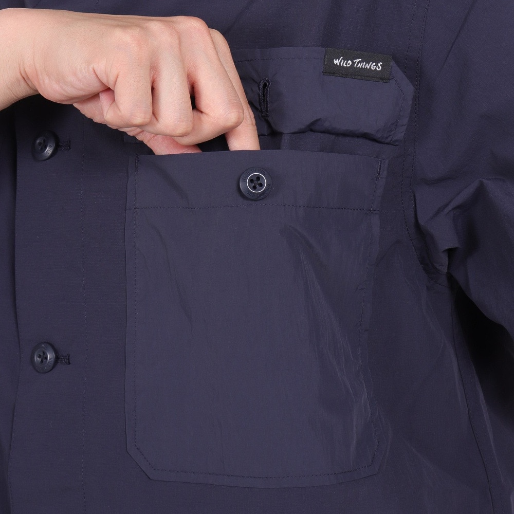 ワイルドシングス（WILD THINGS）（メンズ）フィールド シャツ WT241-14-DNAVY