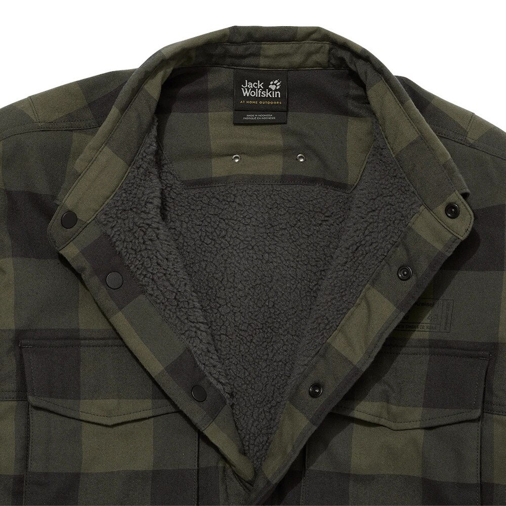 ジャックウルフスキン｜アウトドア トレッキング JMA FLANNEL フリースライニング ネルシャツ 5029751-8261 - アウトドア ・キャンプ用品はエルブレス