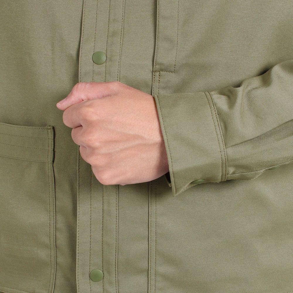 ジャックウルフスキン（JackWolfskin）（メンズ）カジュアルシャツ 長袖シャツ JP ブッシュクラフト オーバーシャツ 5032421-4550 カーキ