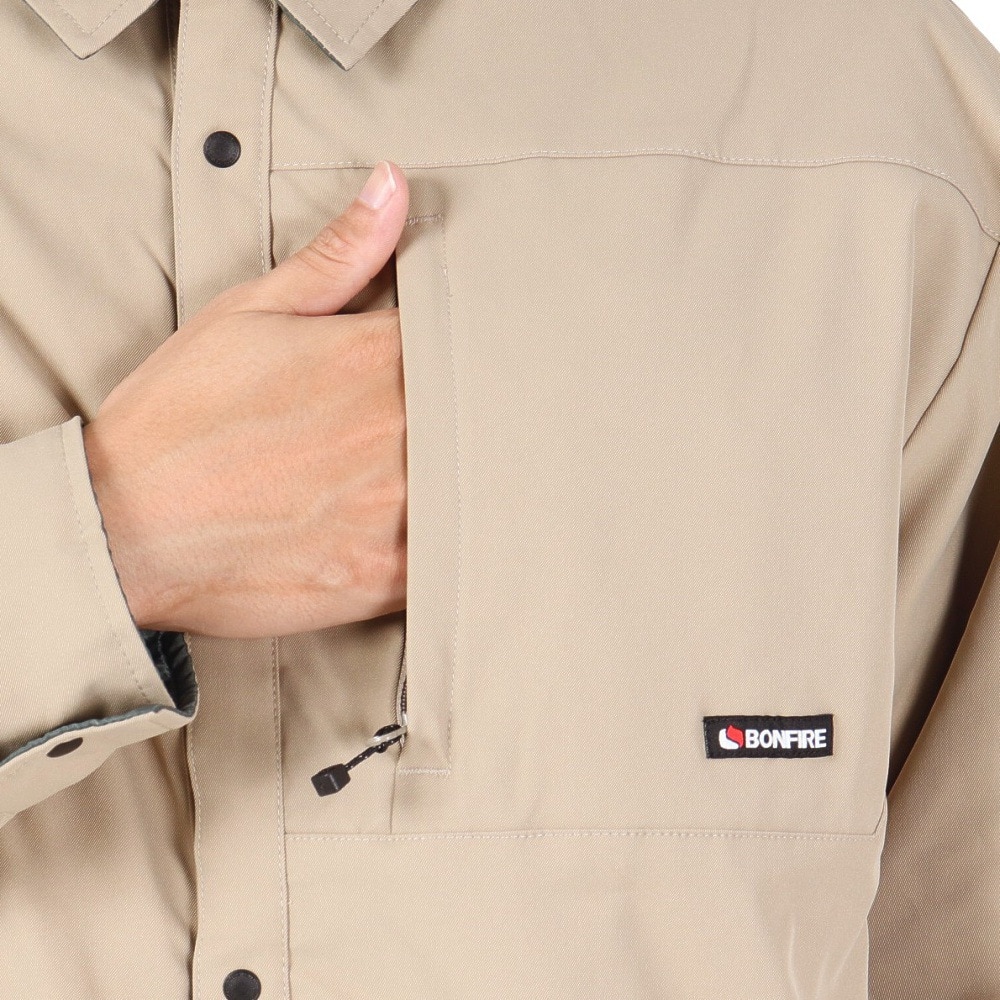 ボンファイア（Bonfire）（メンズ）BLAZE QUILTED シャツジャケット 50BNF3FEG2283 GRN