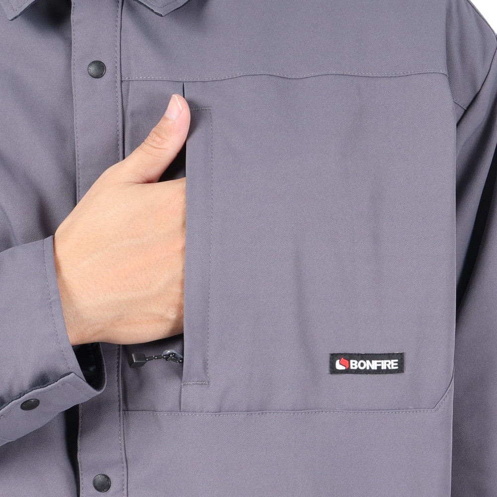ボンファイア（Bonfire）（メンズ）BLAZE QUILTED シャツジャケット 50BNF3FEG2283 NVY