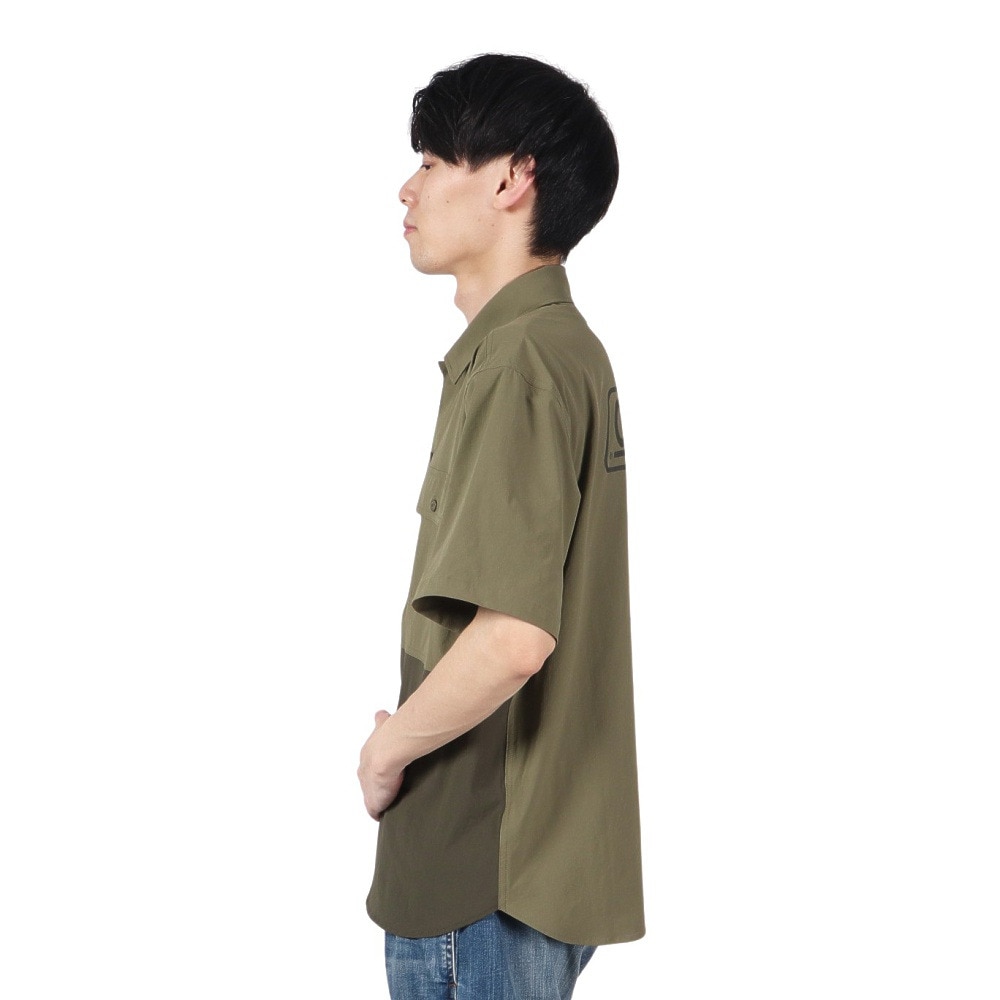 コールマン（Coleman）（メンズ）バイカラーシャツ X9432A KHA