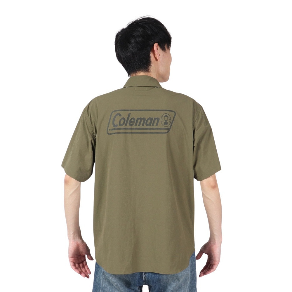 コールマン（Coleman）（メンズ）バイカラーシャツ X9432A KHA