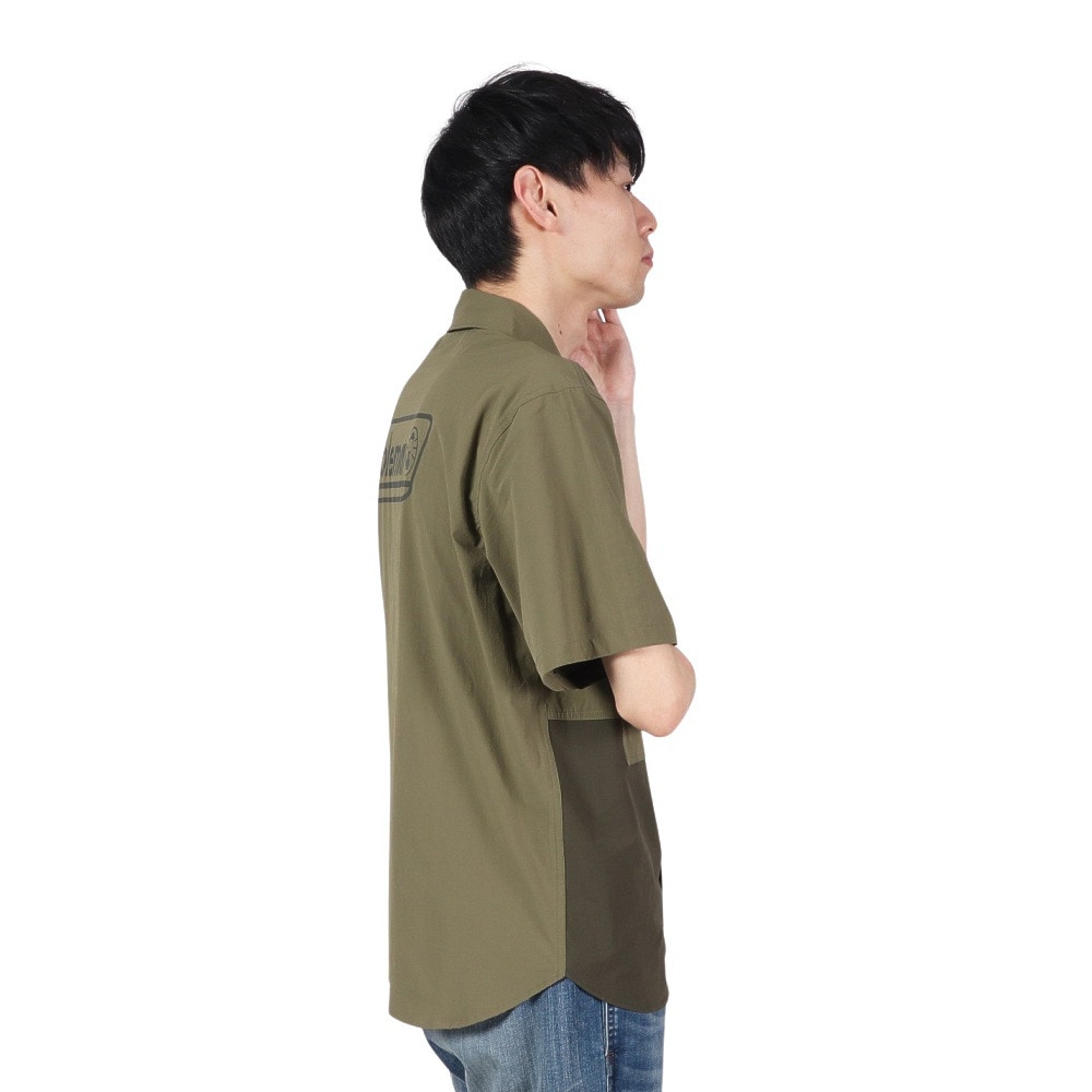 コールマン（Coleman）（メンズ）バイカラーシャツ X9432A KHA