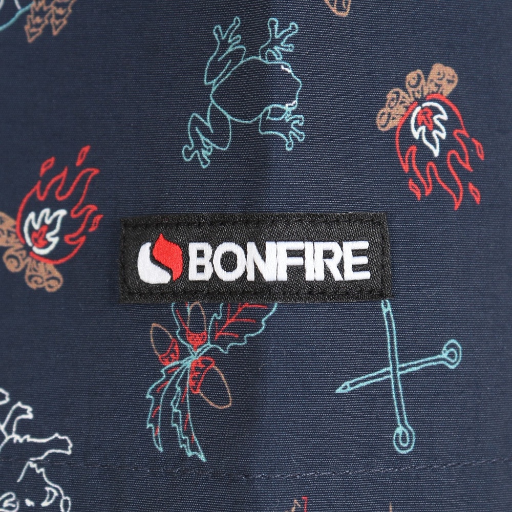 ボンファイア（Bonfire）（メンズ）軽量 撥水 カジュアルシャツ 半袖 オープンカラーシャツ 20BNF3SEG2280 NVYG ネイビー