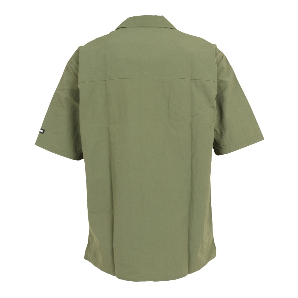ボンファイア（Bonfire）（メンズ）カジュアルシャツ 半袖 オープンカラーシャツ 20BNF3SEG2280 OLV オリーブ