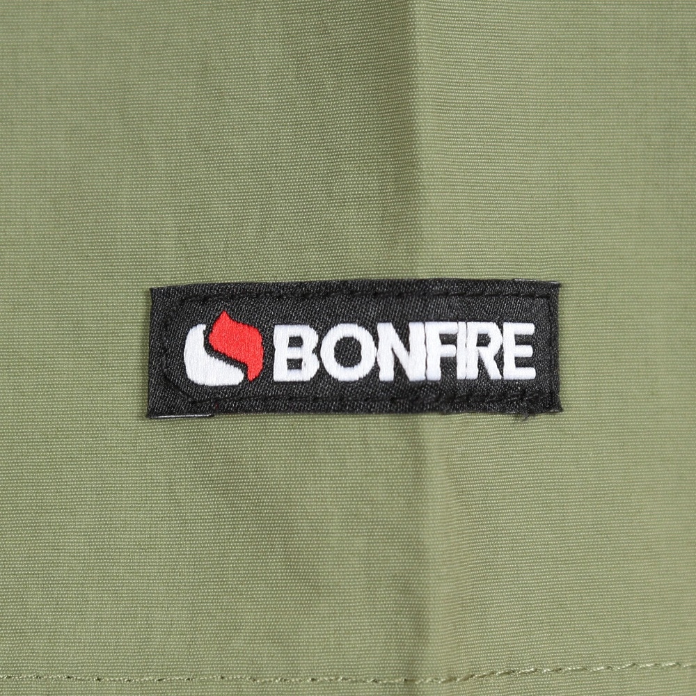 ボンファイア（Bonfire）（メンズ）カジュアルシャツ 半袖 オープンカラーシャツ 20BNF3SEG2280 OLV オリーブ