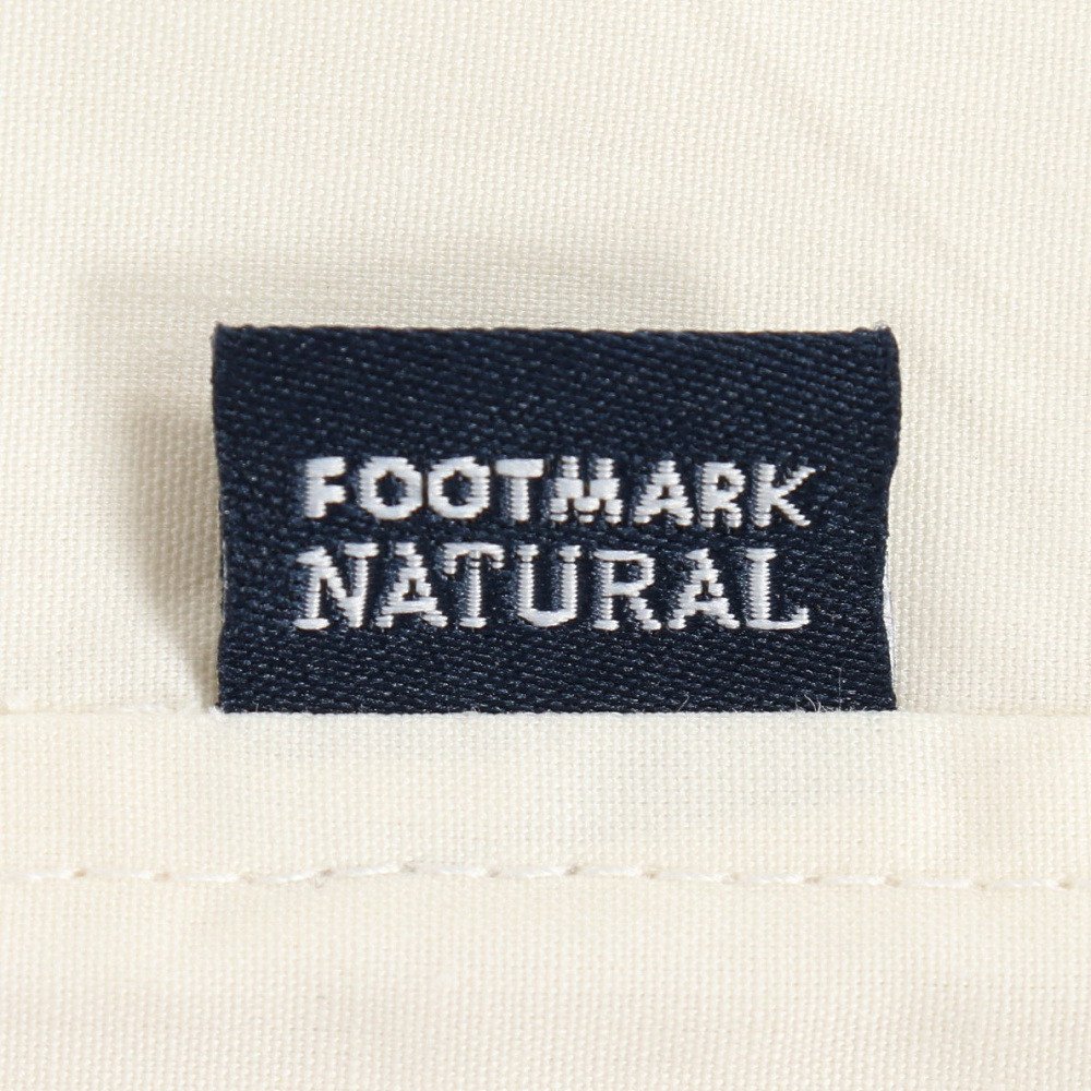 フットマーク（FOOTMARK）（メンズ）半袖シャツ ノーカラーシャツ 3100526-01 冷感 はっ水 UVカット