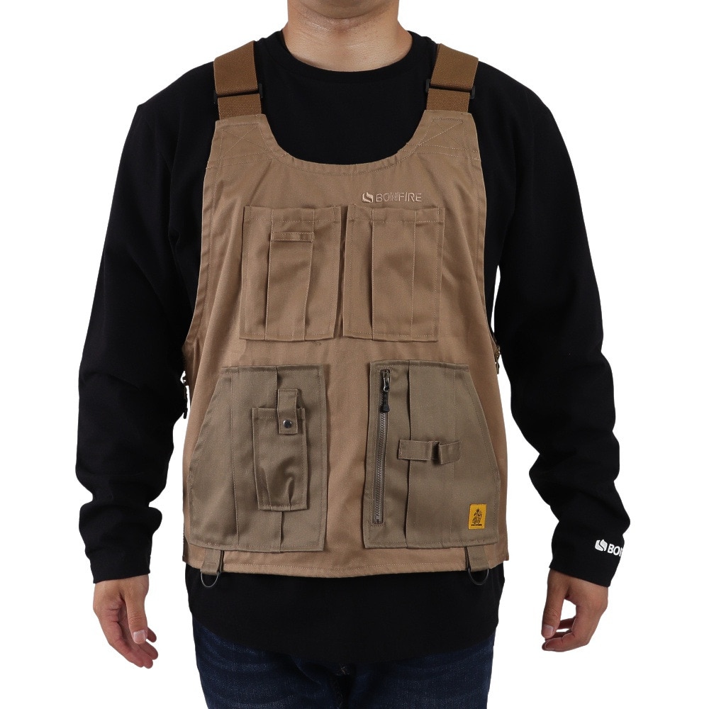 ボンファイア（Bonfire）（メンズ）BURN SHELD WPKT VEST 50BNF1FEG2188 KHK