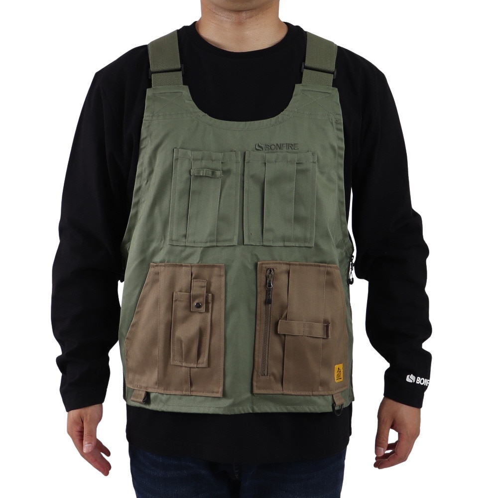ボンファイア（Bonfire）（メンズ）BURN SHELD WPKT VEST 50BNF1FEG2188 OLV