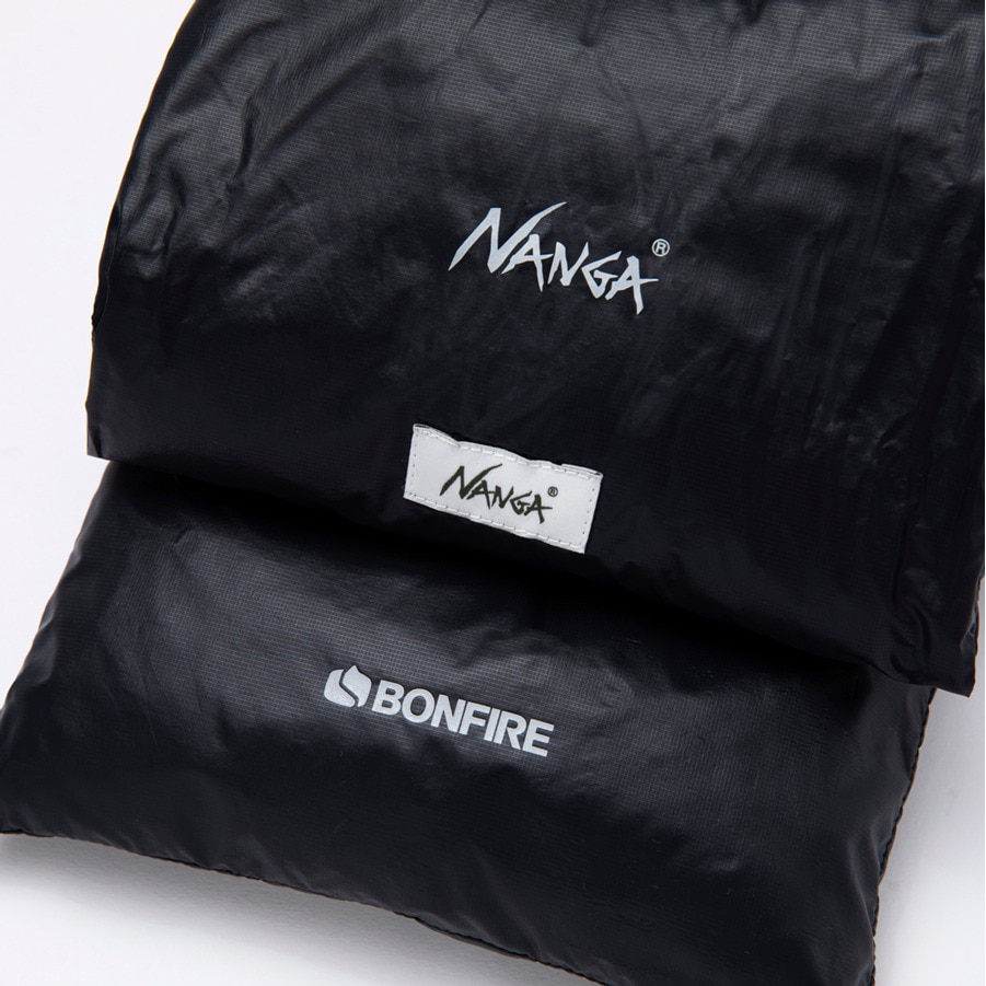 ボンファイア（Bonfire）（メンズ）ORTABLE DOWN マフラー 50BNF4NGA2369 BK ナンガコラボ NANGA