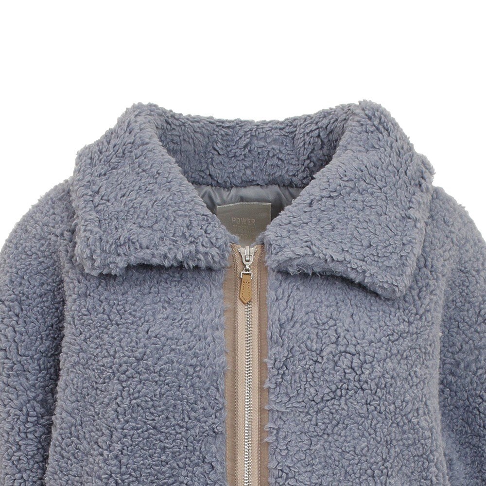 パワー・トゥ・ザ・ピープル（POWER TO THE PEOPLE）（レディース）ボアコート プードルボア BIG カラーコート 1901004-67 BLG ブルーグレー