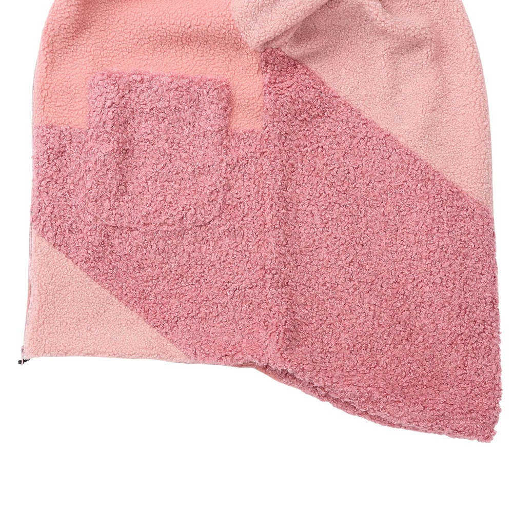 ゴースローキャラバン(GOSLOWCARAVAN)ボア×フリース パッチワークコート 350219 PNK(Lady’s) ゴースローキャラバン（GOSLOWCARAVAN）（レディース）ボア×フリース