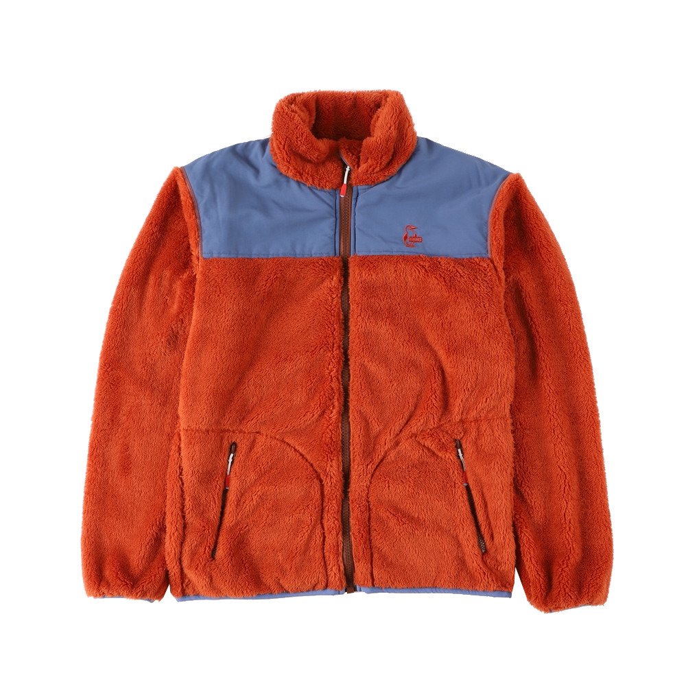 エルモフリースジャケット Elmo Fleece もこもこ ボア Ch14 1230 D018 アウトドア キャンプ カジュアル 防寒ウエア ワンポイント チャムス エルブレス