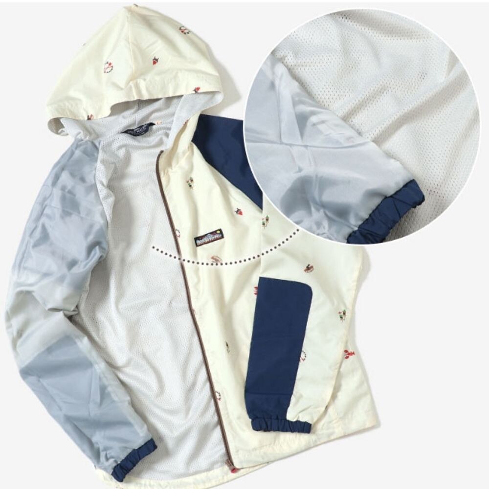 クリフメイヤー（KRIFF MAYER）（レディース）アウトドア トレッキング 撥水 防汚 クリーネス 総柄ジャケット 2136604L-5:OFF