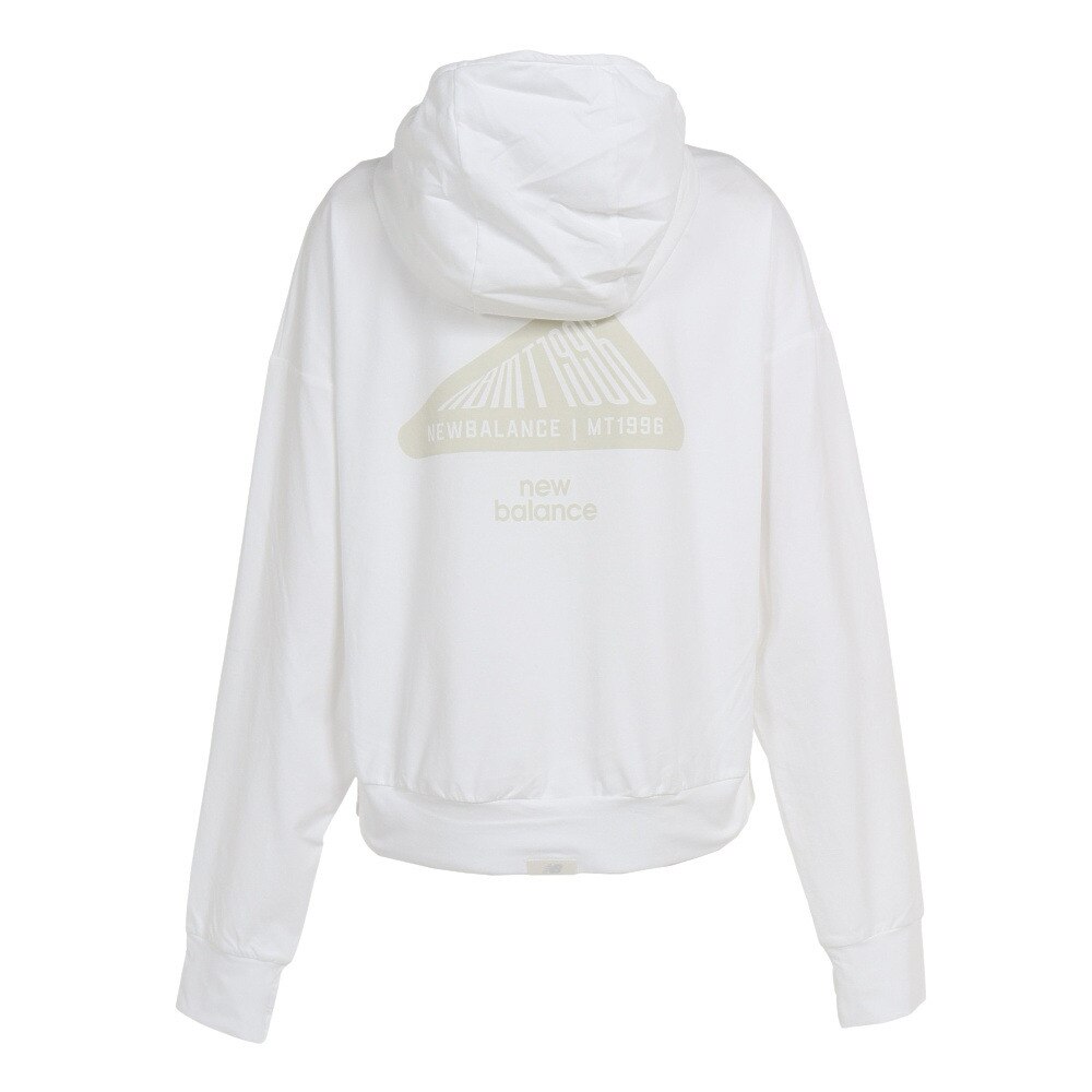 ニューバランス（new balance）（レディース）ラッシュガード 長袖 パーカー フルジップ 速乾 UVカット 紫外線対策 MT1996 JWTL2286MW1 アウター