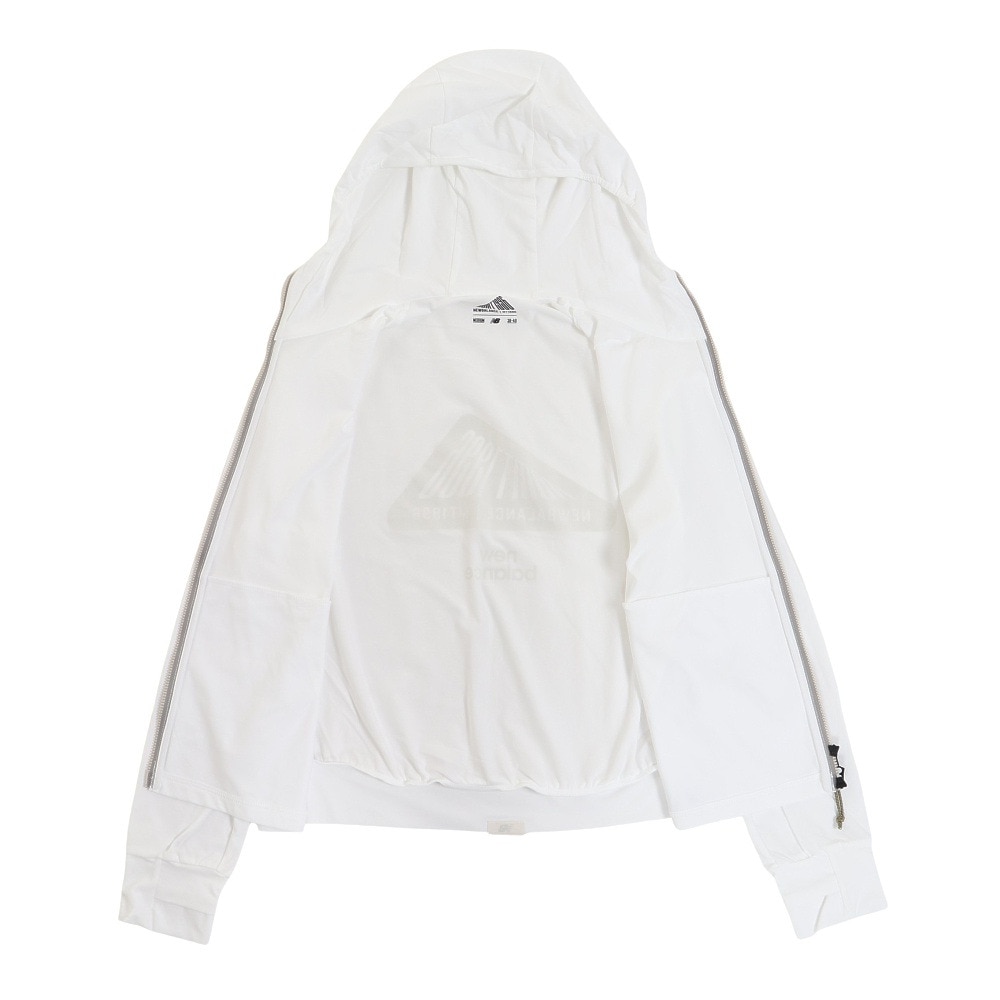 ニューバランス（new balance）（レディース）ラッシュガード 長袖 パーカー フルジップ 速乾 UVカット 紫外線対策 MT1996 JWTL2286MW1 アウター