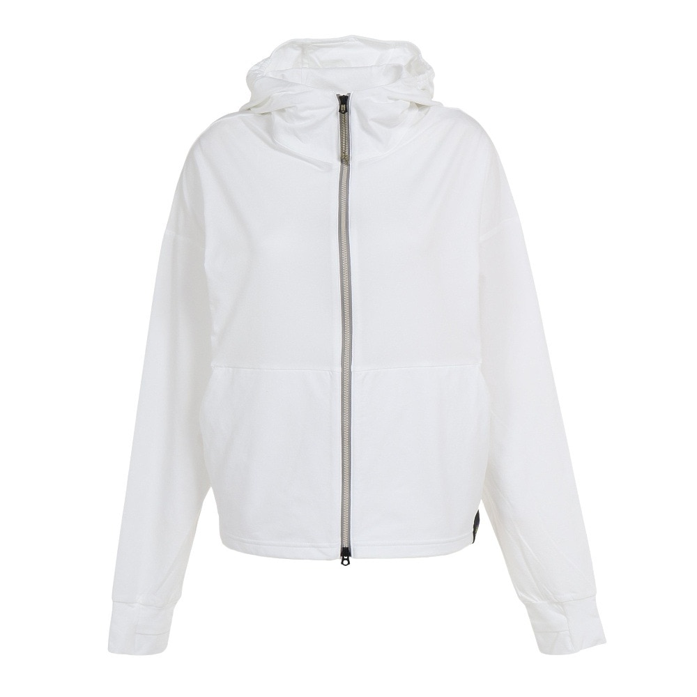 ニューバランス（new balance）（レディース）ラッシュガード 長袖 パーカー フルジップ 速乾 UVカット 紫外線対策 MT1996 JWTL2286MW1 アウター