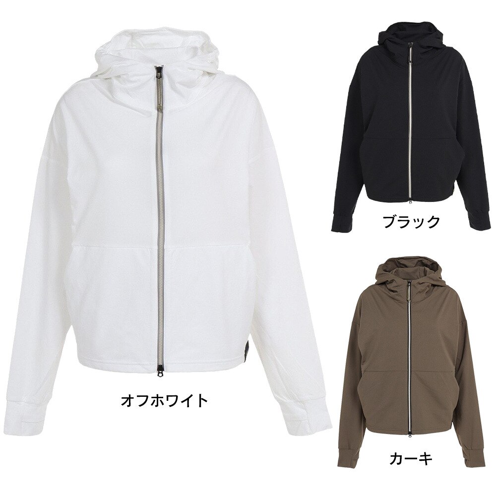 ニューバランス（new balance）（レディース）ラッシュガード 長袖 パーカー フルジップ 速乾 UVカット 紫外線対策 MT1996 JWTL2286DRC
