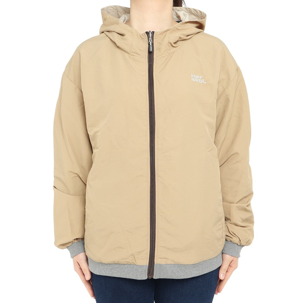 クリフメイヤー（KRIFF MAYER）（レディース）春 アウター ライトアウター ひっくりライトジャケット 2233504L-20:BEIGE ベージュ リバーシブル 2WAY 軽量