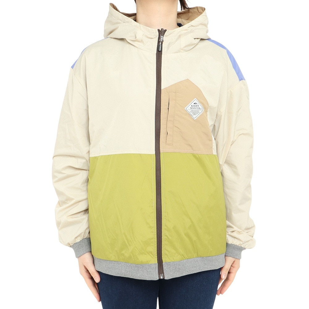 クリフメイヤー（KRIFF MAYER）（レディース）春 アウター ライトアウター ひっくりライトジャケット 2233504L-20:BEIGE ベージュ リバーシブル 2WAY 軽量