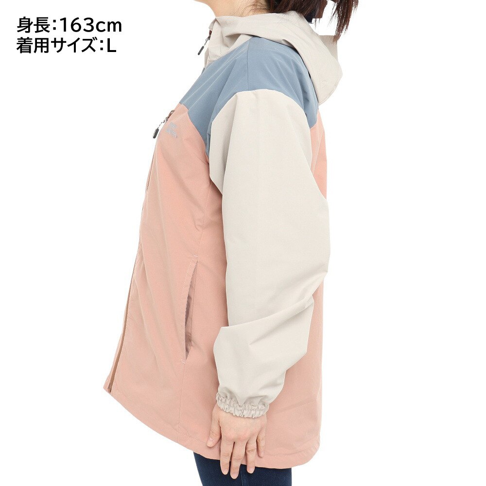 クリフメイヤー（KRIFF MAYER）（レディース）アウター ライト 花粉ドロップアクティブ フードジャケット 2237808L-30 PINK 花粉症 静電ケア