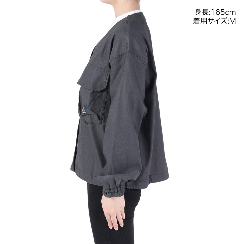 ニューバランス（new balance）（レディース）MT1996 シャツジャケット AWJ35018-PHM チャコールグレー アウター