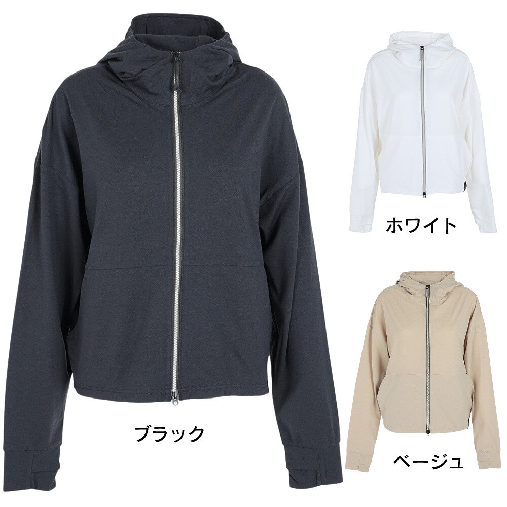 ニューバランス（new balance）（レディース）ラッシュガード 長袖 パーカー フルジップ 速乾 UVカット 紫外線対策 MT1996 AWJ35022PHM