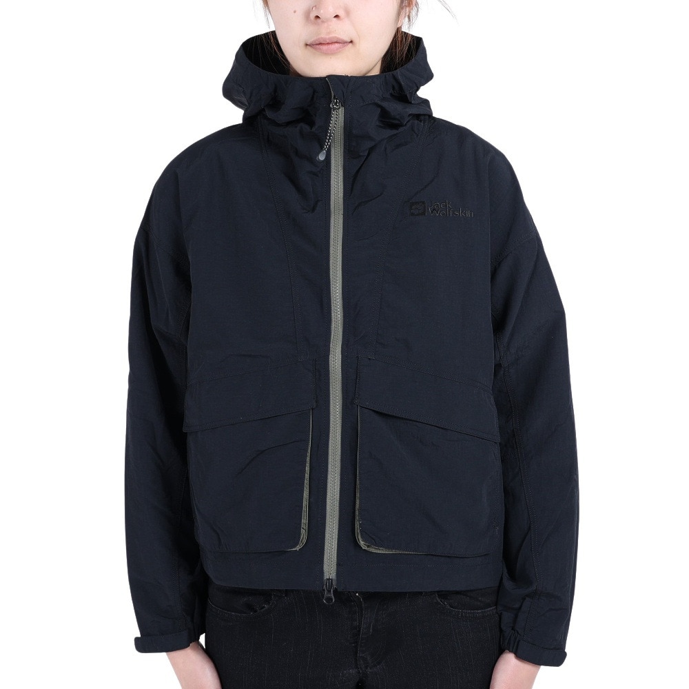 ジャックウルフスキン（JackWolfskin）（レディース）アウター ジャケット JP CLSSC VERSA RP ジャケット 5024563-6000 ブラック