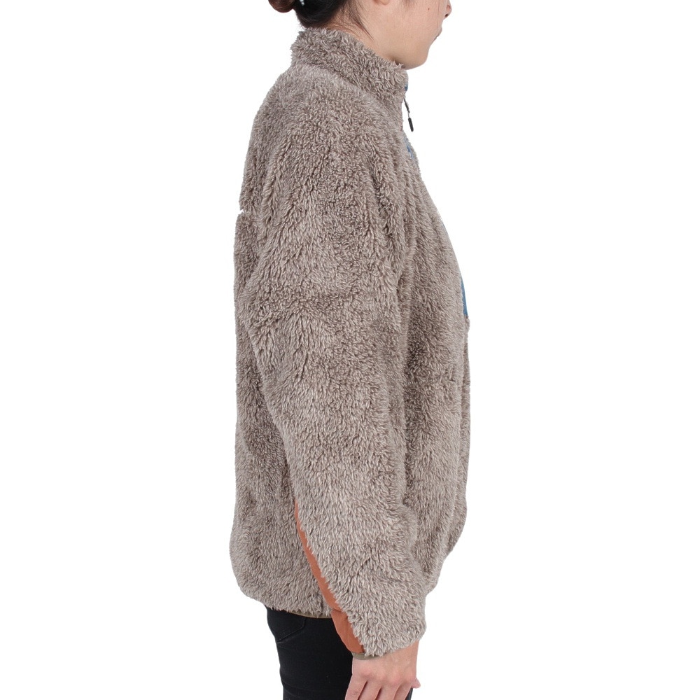 クリフメイヤー（KRIFF MAYER）（レディース）フリースジャケット シャギーボアスタンドネックジャケット 2214405L-15 GRAY グレー アウター