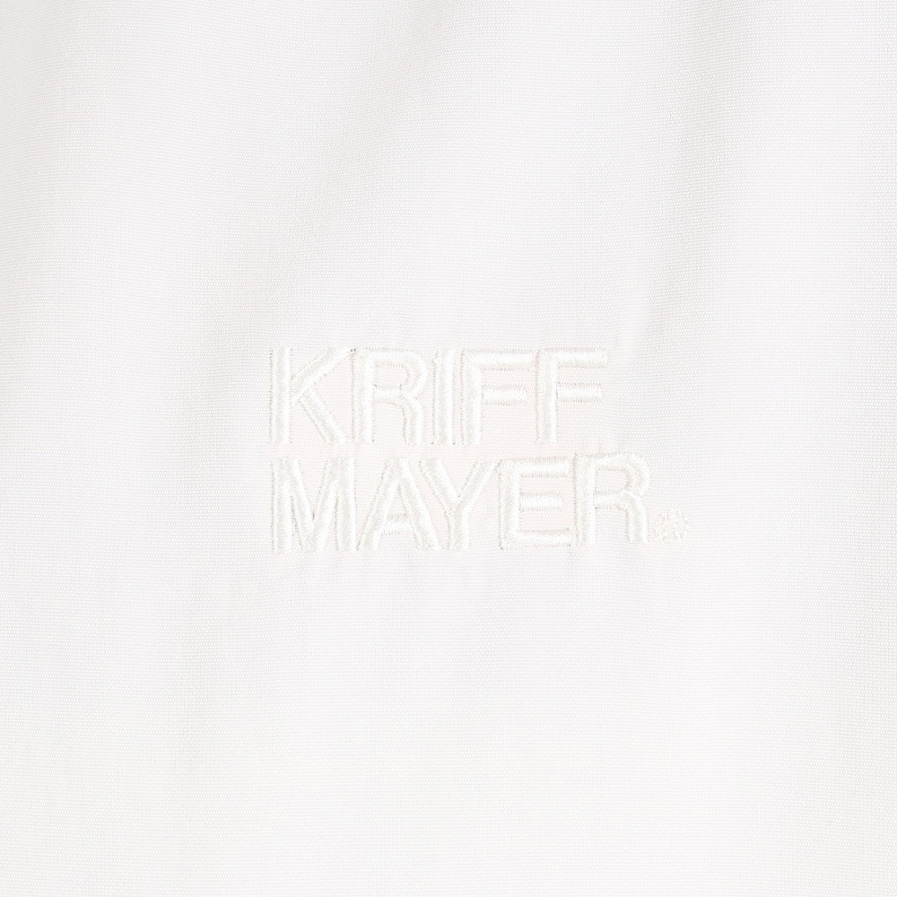 クリフメイヤー（KRIFF MAYER）（レディース）アウター リバーシブル ノーカラー ひっくりライトジャケット 2334401L-8:IVORY ホワイト×ブルー