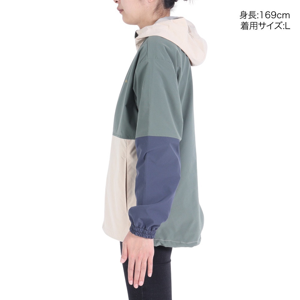 クリフメイヤー（KRIFF MAYER）（レディース）アウター ジャケット 花粉ドロップ アクティブフードジャケット 2337818L-65:GREEN グリーン