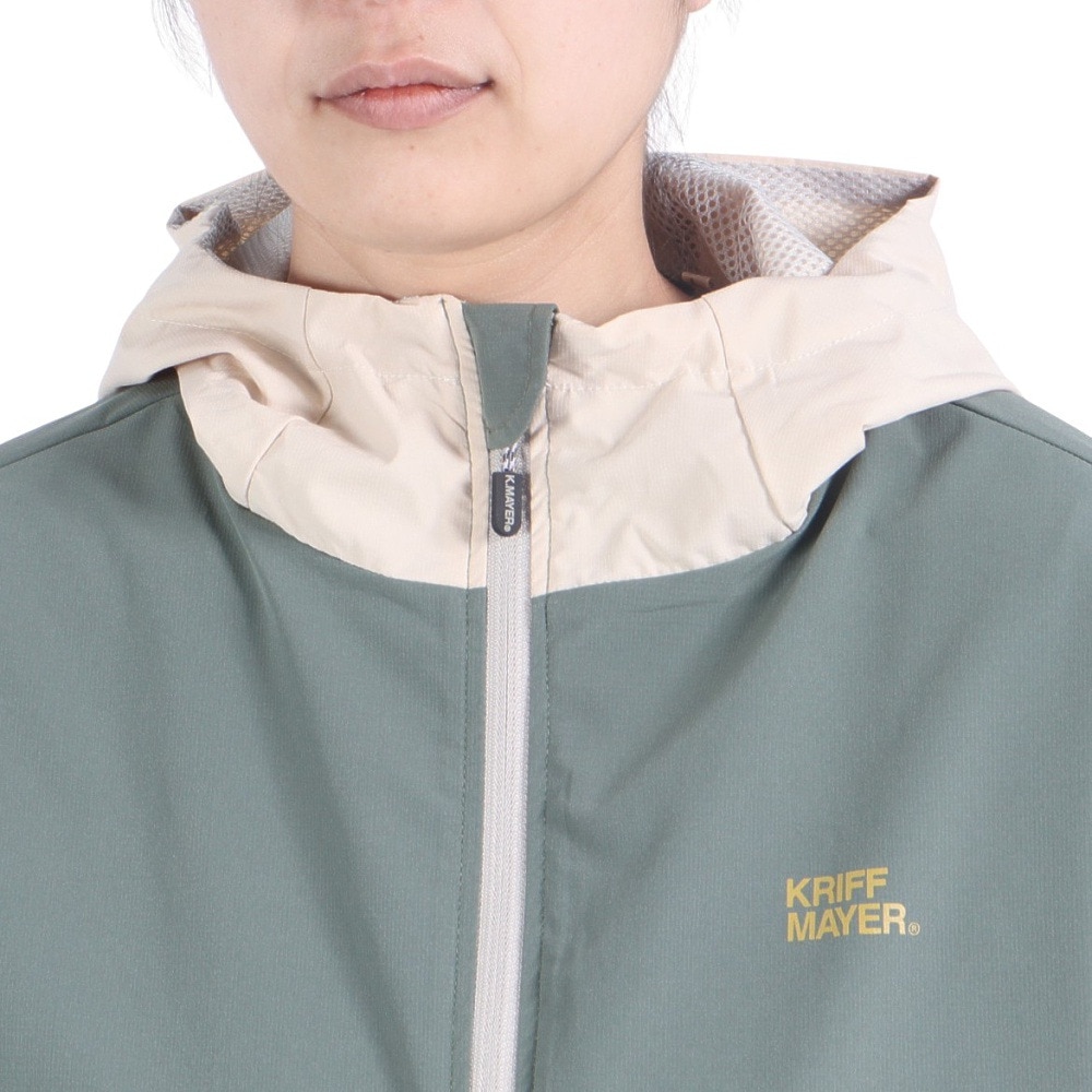 クリフメイヤー（KRIFF MAYER）（レディース）アウター ジャケット 花粉ドロップ アクティブフードジャケット 2337818L-65:GREEN グリーン
