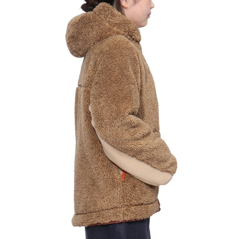 クリフメイヤー（KRIFF MAYER）（レディース）ボア ブルゾン シャギーボア フード ジャケット 2414411L:20:BEIGE ベージュ デートコーデにおすすめ