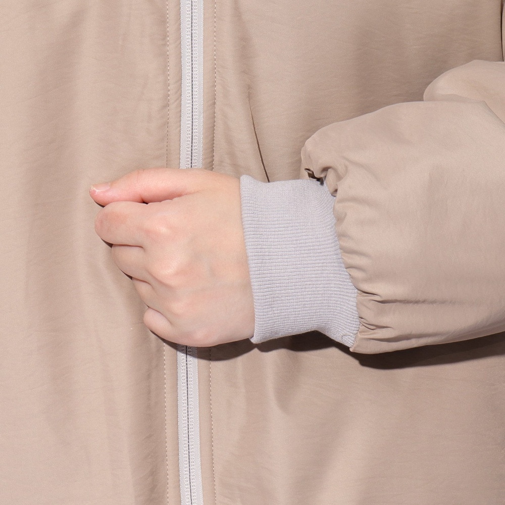 クリフメイヤー（KRIFF MAYER）（レディース）アウター ブルゾン ひっくりジャケット リバーシブル 2414415L 20 BEIGE ベージュ フリースジャケット