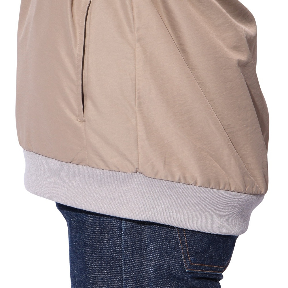 クリフメイヤー（KRIFF MAYER）（レディース）アウター ブルゾン ひっくりジャケット リバーシブル 2414415L 20 BEIGE ベージュ フリースジャケット