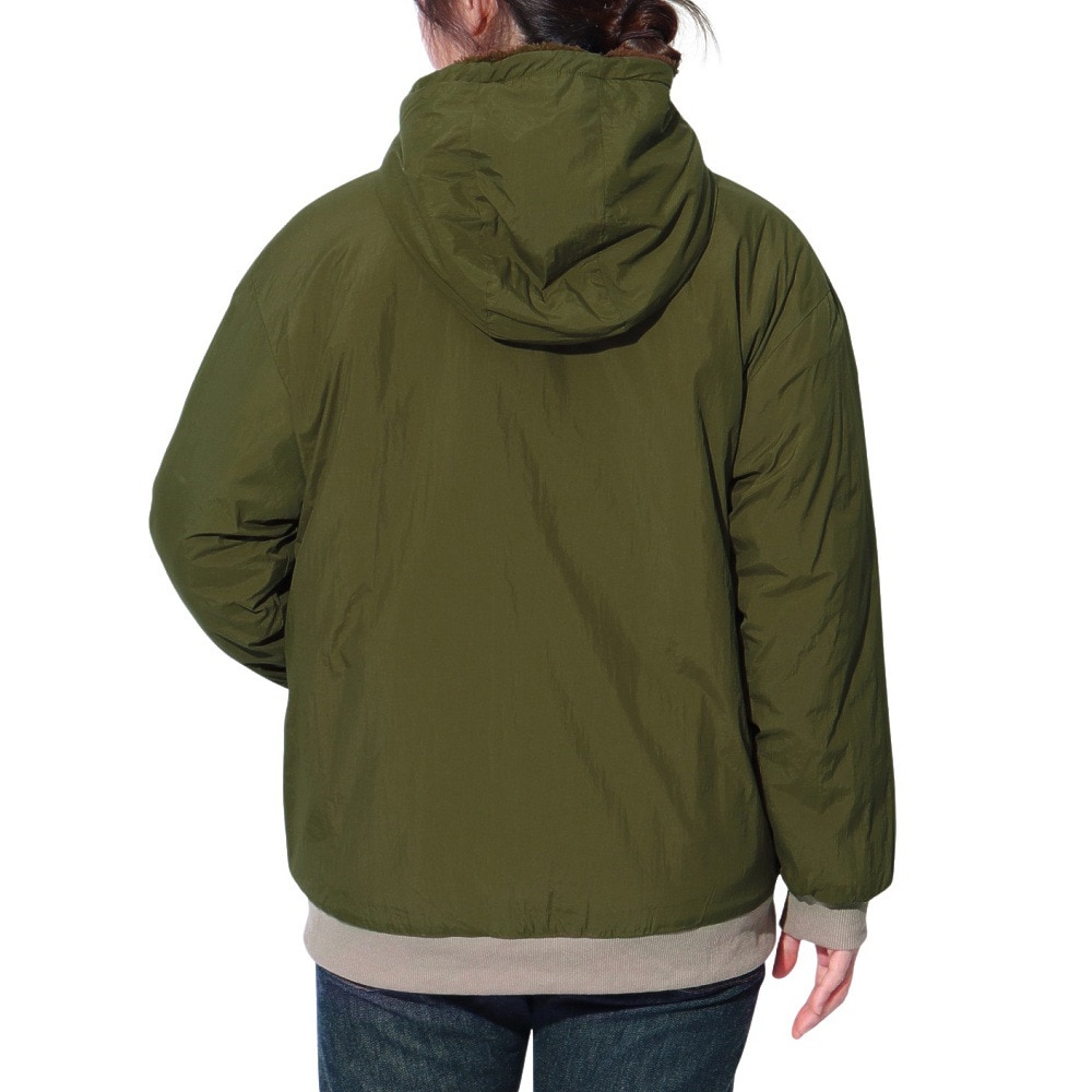クリフメイヤー（KRIFF MAYER）（レディース）アウター ブルゾン ひっくりジャケット リバーシブル 2414415L 69 KHAKI カーキ フリースジャケット