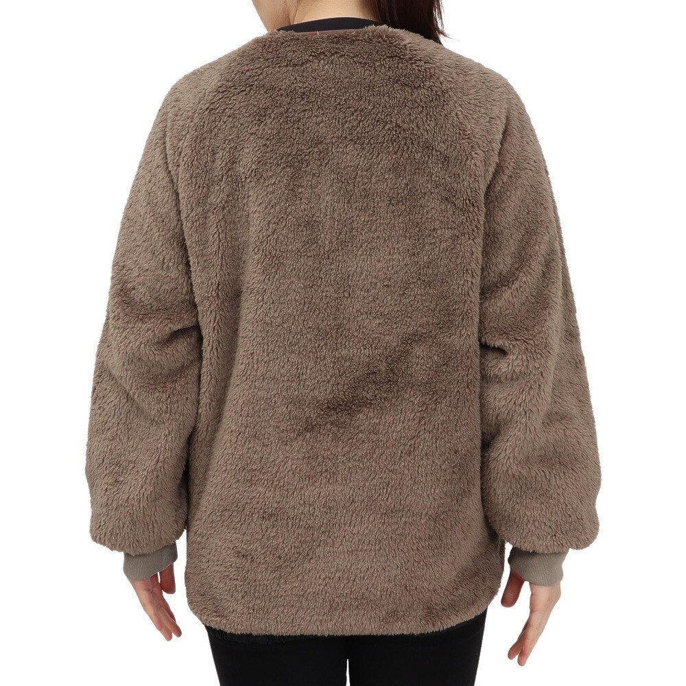 クリフメイヤー（KRIFF MAYER）（レディース）アウター ブルゾン ノーカラーひっくりジャケット リバーシブル 2414416L 19 BLACK ブラック
