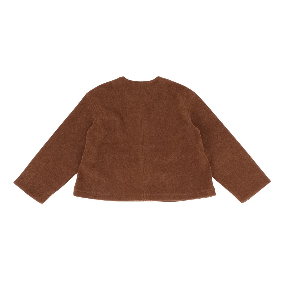 クリフメイヤー(KRIFF MAYER)パイルフリースノーカラージャケット W2525121:29:BROWN(Lady’s) クリフメイヤー（KRIFF MAYER）（レディース）パイルフリースノー