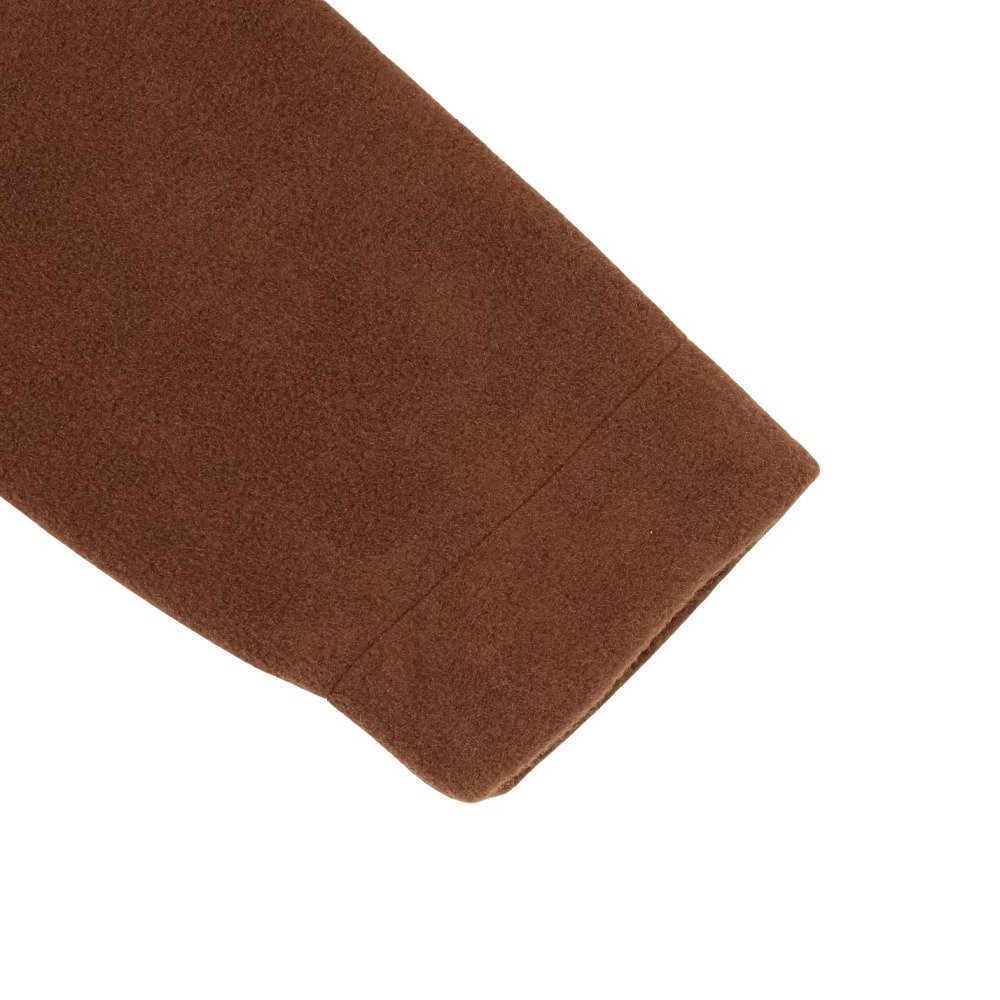 クリフメイヤー（KRIFF MAYER）（レディース）パイルフリースノーカラージャケット W2525121:29:BROWN